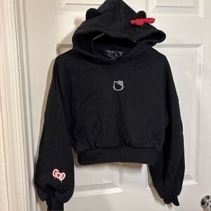 Hello Kitty x Forever 21 Women’s Size S Black Hoodie